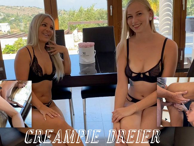 Creampie Dreier mit Julietta